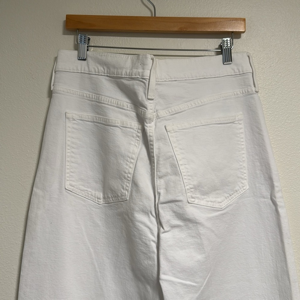J. Crew Wide-leg denim trouser in white - Picture 12 of 15